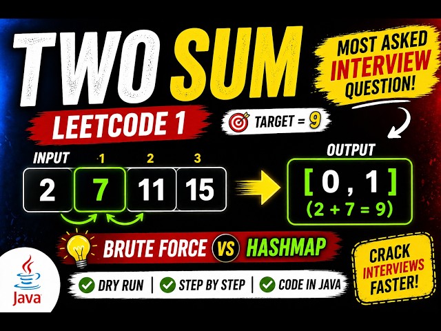 Two Sum Problem | Best Approach Explained (Brute Force + Optimal) | LeetCode 1 pryzen coding school