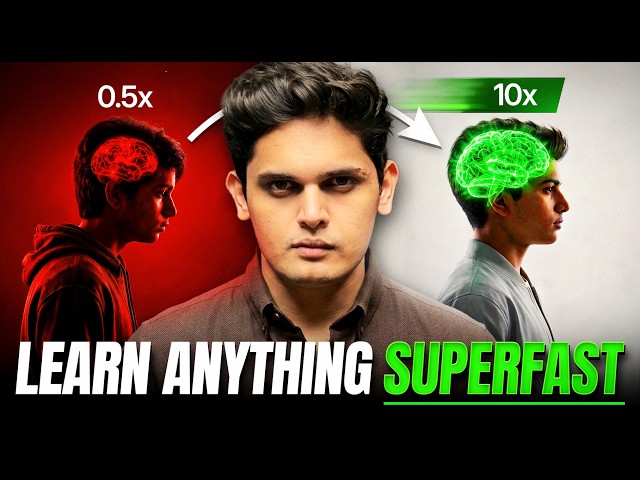 How to Learn ANYTHING 10X Faster than Others🔥 | Prashant Kirad