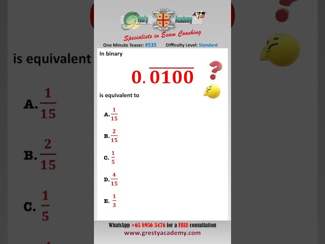 What is the Decimal Equivalent of this Binary Number? #mathsshorts