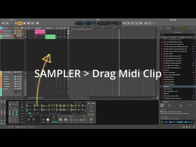 Bitwig 6.1 - New Sample Slicing - Fast Demo