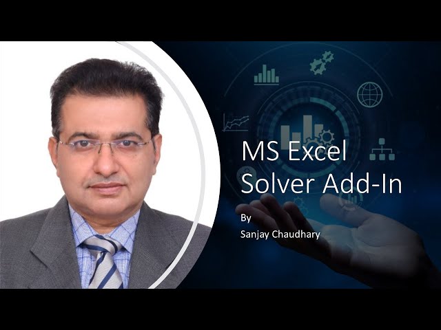 MS Excel Solver Add-In