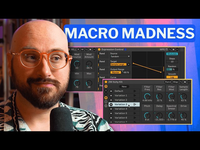 Want unique sounding drums in Ableton? The key is macros.