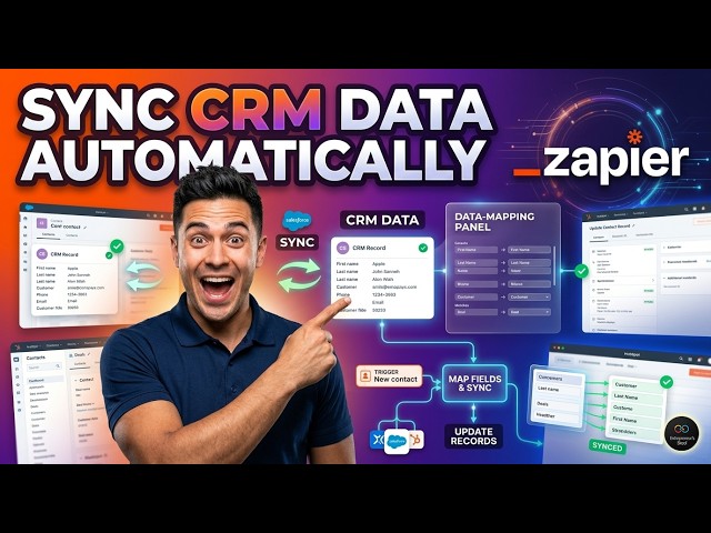 Build CRM Data Sync Automation In Zapier [Simplified]
