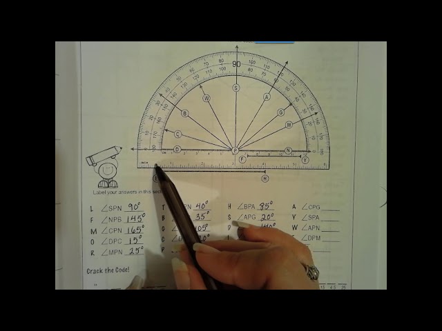Practice 14: Using a Protractor to Measure Angles