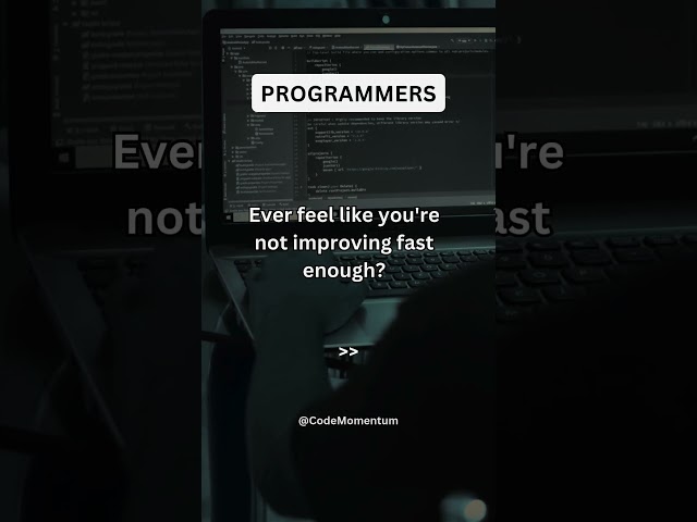 Ever feel like you're not improving fast enough? #shorts #programmingfacts #fyp #coding