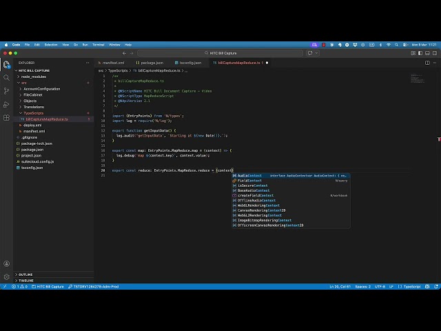 NetSuite SuiteScript Demo - Document Capture