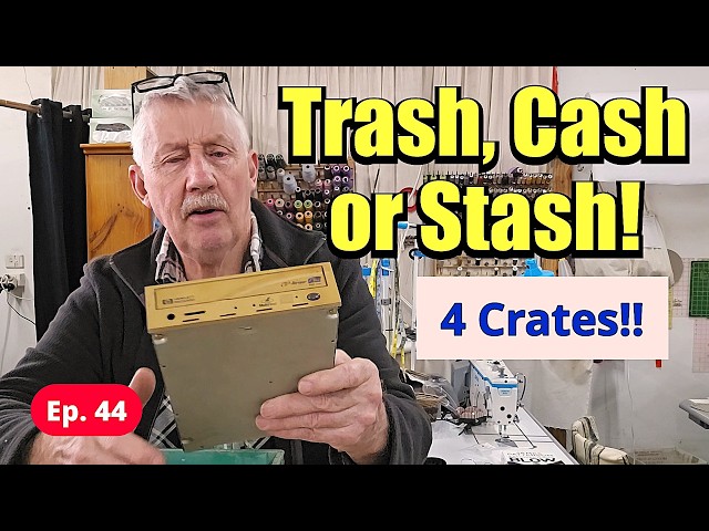 Unboxing My Hoard of Vintage Computer Drives! 4 Crates - The Struggle is Real! (Ep 44)