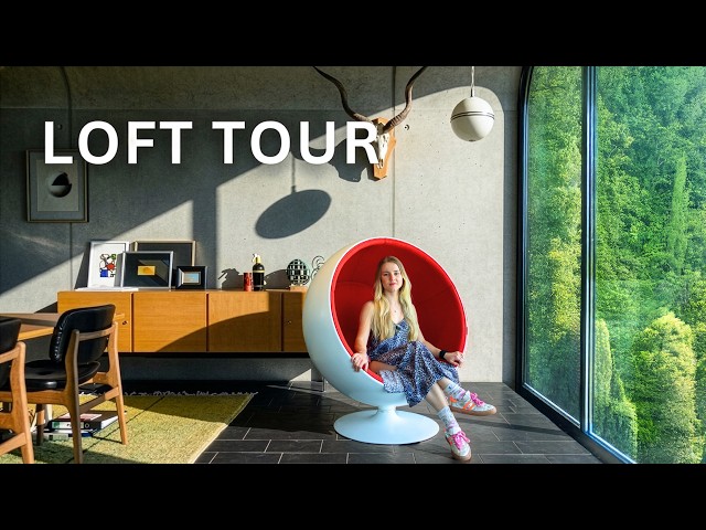 Why is everyone talking about this Industrial Mid-Century Loft? Rural Germany | Interior Tour