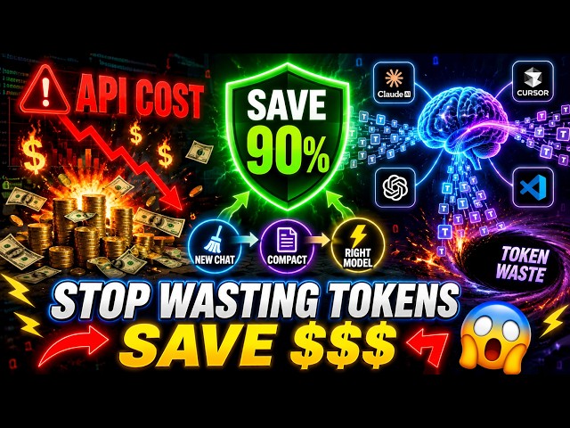 You're Wasting AI Tokens! 💸 Save 90% API Cost with These 3 Tricks