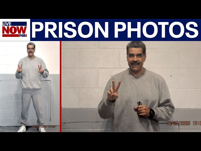 Venezuela's Maduro poses for prison photos from behind bars in New York City