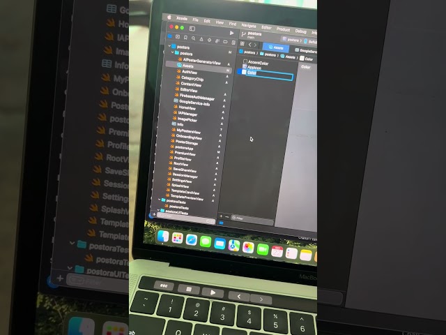 How to set colour in xcode #xcode #apple #iOS #macbook