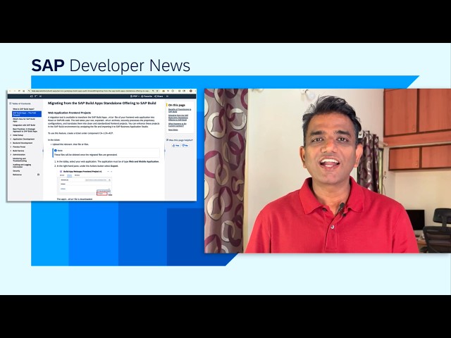 Migration Tool for Build Apps, Open Source Webinar, BTP Automation Roundtable | SAP Developer News