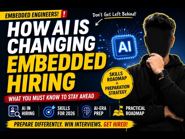 🚨 AI is changing the way Embedded Engineers are being hired and interviewed. Are you prepared?