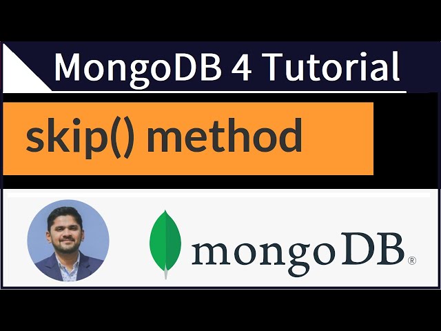 How to use skip() method in MongoDB | MongoDB Tutorial for Beginners