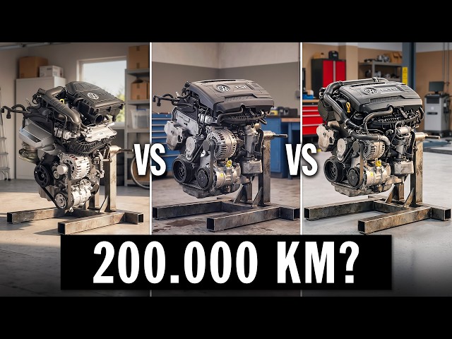 1.0 TSI vs. 1.2 TSI vs. 1.4 TSI – Which small engine survives 200,000 km?