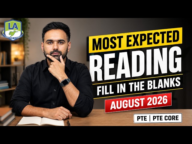 Reading Fill in the Blanks | PTE and PTE Core | August 2026 | Most Repeated Real Exam Questions