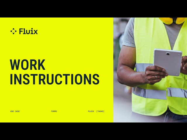 How to Create Digital Work Instructions in Fluix (Product Demo)