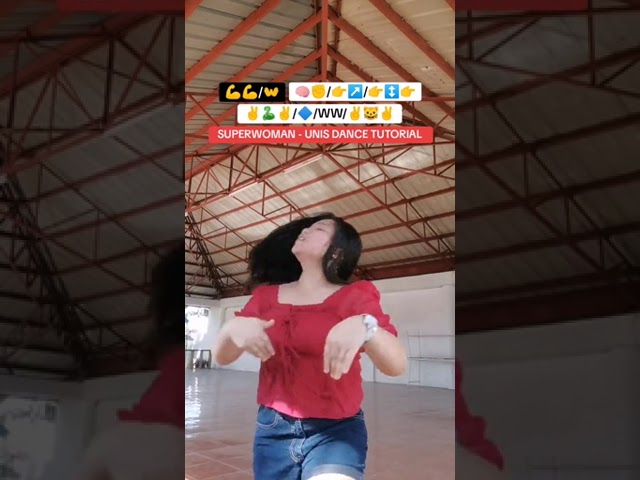 SUPERWOMAN UNIS DANCE TUTORIAL #tiktokdance #dancetutorial #UNIS