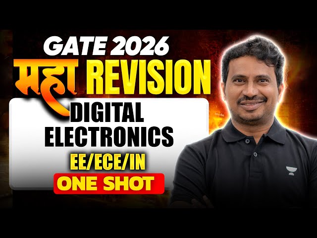 GATE 2026 महा REVISION 🔥 |  DIGITAL ELECTRONICS One Shot | EE/ECE/IN | BV Reddy Sir