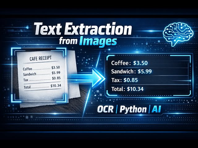 Data Science Project 5 :  Text Extraction From Images Application for Data Scientist
