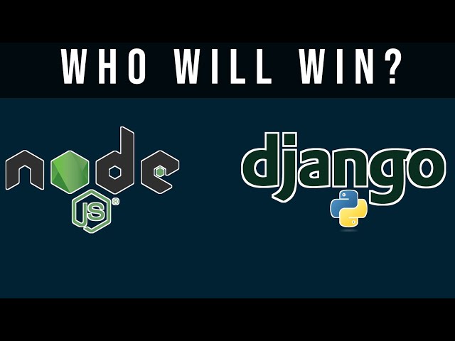 Node JS vs Python's Django in 2 minutes.
