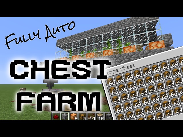 The Minecraft Farm You Never Knew You Needed: Auto Chest Farm Tutorial