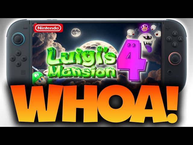 Luigi's Mansion 4 & MORE Big Switch 2 News Arrives!