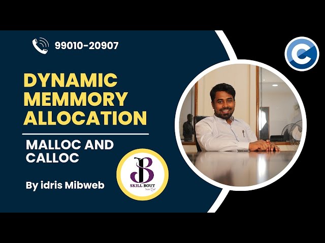 Dynamic memory allocation - Calloc and Malloc  C programming -idris  Mibweb
