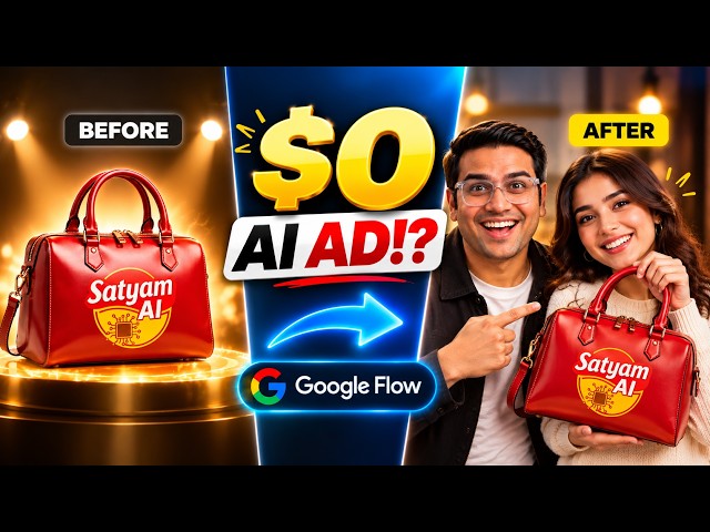Create Professional AI Ads with Google Flow 🤯 No Camera or Studio Needed #googleflow #aiads #aivideo