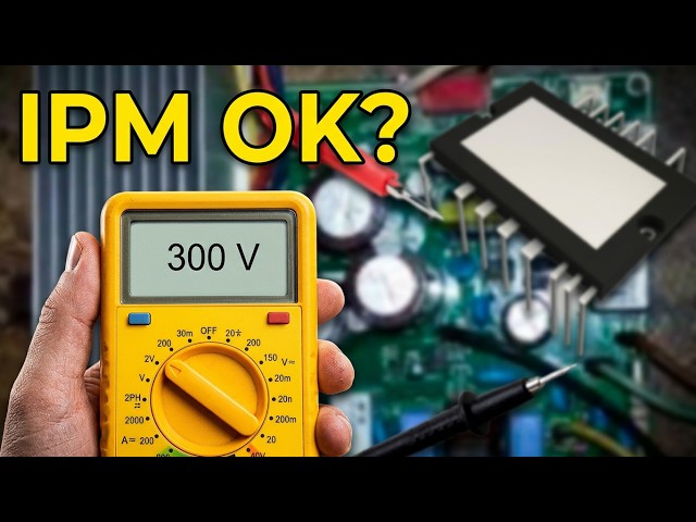 ¿Cómo probar el módulo IPM de una placa electrónica de aire acondicionado con multímetro?