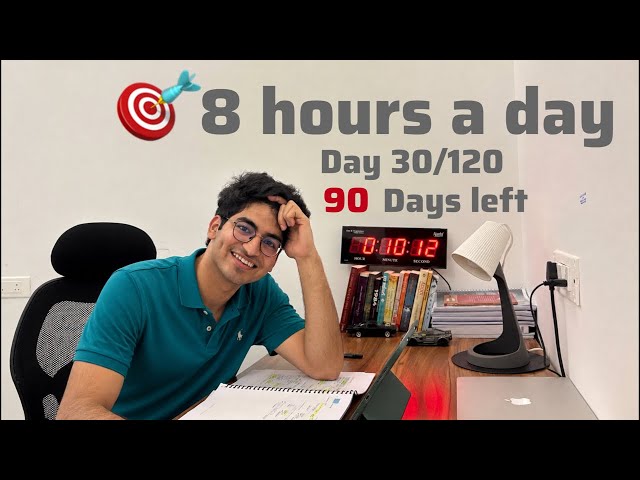 📚 Study with me 🛑 8 hours live | NEET PG | 50/10 | Day 30/120
