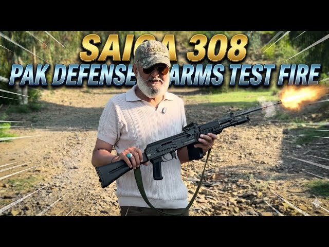 Saiga 308 Pak Defence Arms Test Fire #gunenthusiast #gungear #rangeday #madeinpakistan 