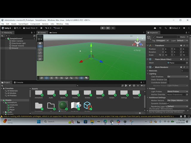 Monstor app development