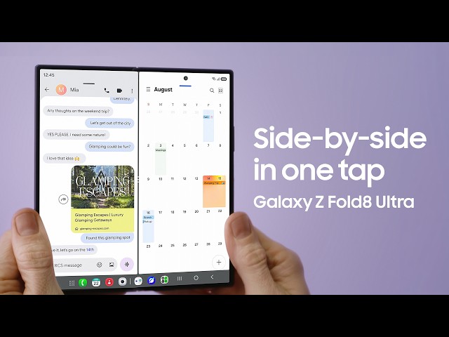 Galaxy AI | Now Nudge: Side-by-Side | Galaxy Z Fold8 Ultra | Samsung