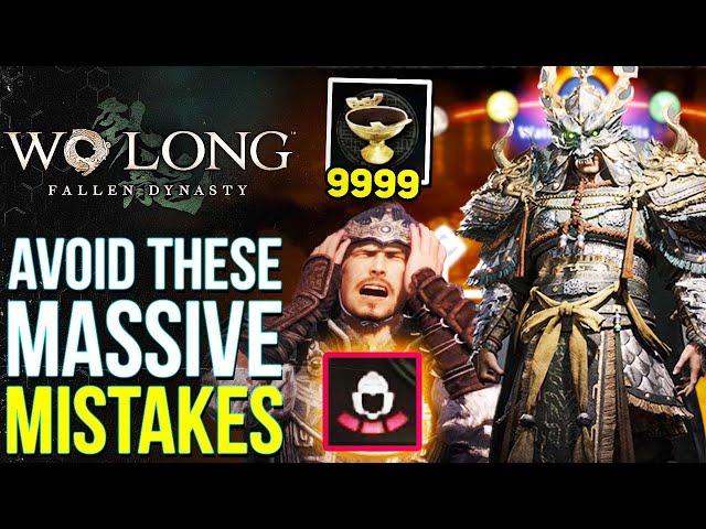 Wo Long: Fallen Dynasty - 10 Huge Mistakes That You're Making Right Now (Wo Long Tips & Tricks)