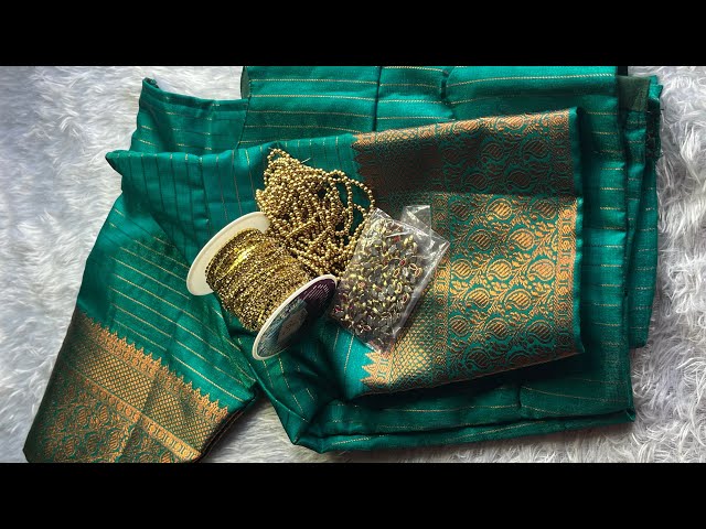 Simple blouse design😱with normal needles🪡🧵work can be another level😳#blouse #malayalam #needlewor...
