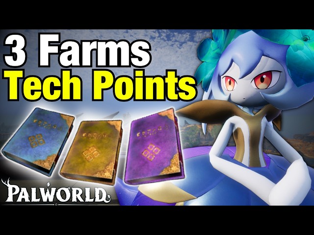 Fastest TECHNOLOGY POINT FARMS in Palworld 1.0 | 3 Methods