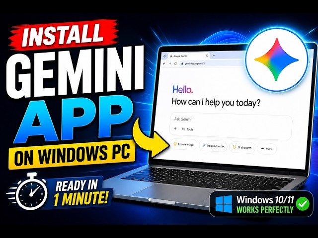 Download & Install Google Gemini App on Windows PC