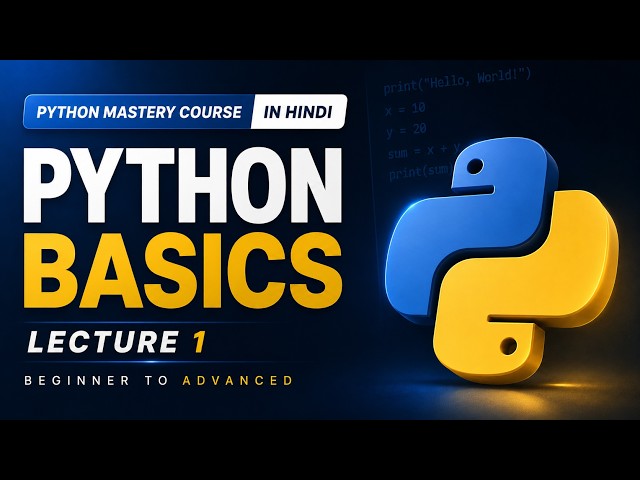 Python Basics | Lec 1: Complete Python Course in Hindi | TechSpirit