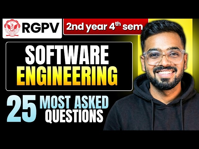 Software Engineering Most Important Topics | RGPV B.Tech 2nd Year 4th Sem