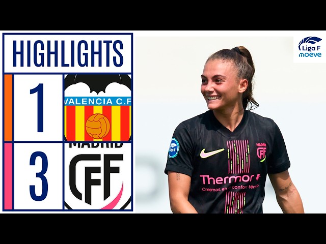 VCF FEMENINO 1 - 3 MADRID CFF | RESUMEN LIGA F MOEVE