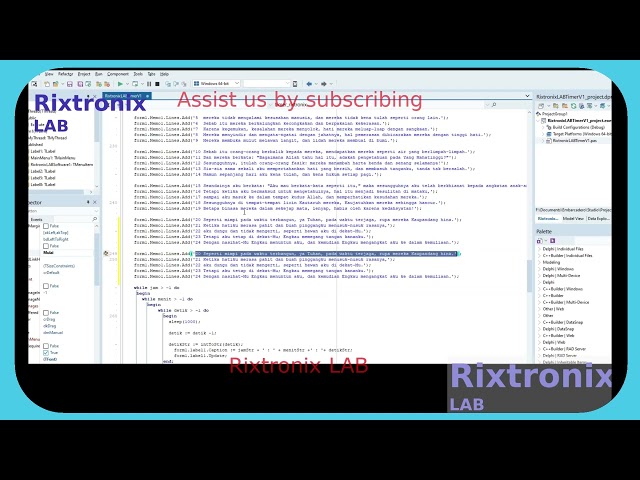 Code delphi timer app while loop 71