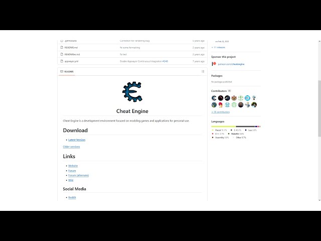 How to compile Cheat Engine 7.5 from GitHub master branch