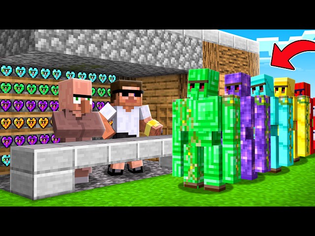 We Opened a Golem Heart Store in Minecraft..