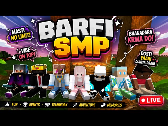 🔴 Minecraft LIVE | Public SMP | Season 2  | Java + PE 24/7 | Road to 1000