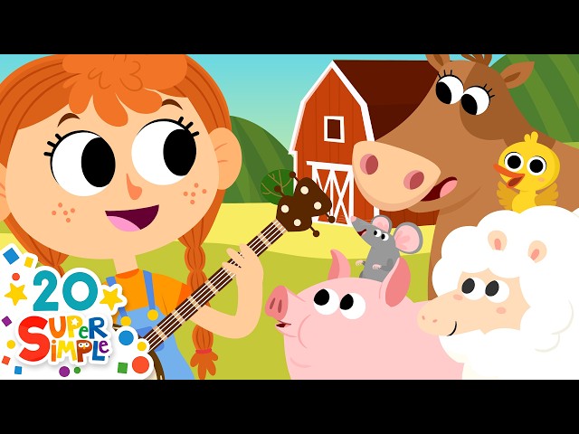 The Animals On The Farm (Remake) | Make Animal Sounds! Quack! | Super Simple Songs