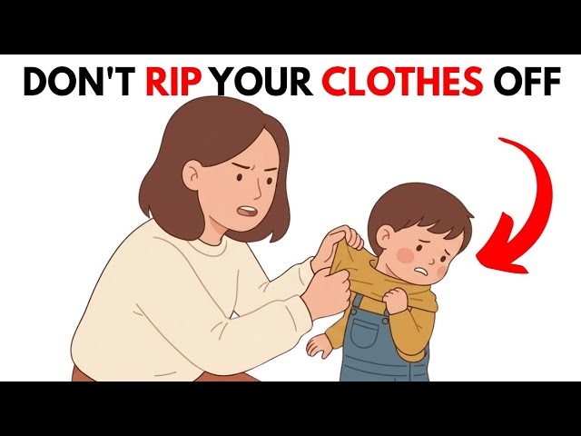 If Your Toddler Rips Off Their Clothes Constantly, Here's Why