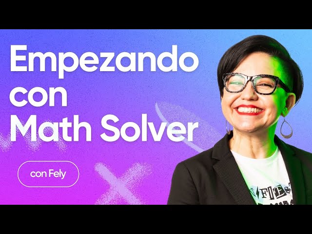Empezando con Math Solver