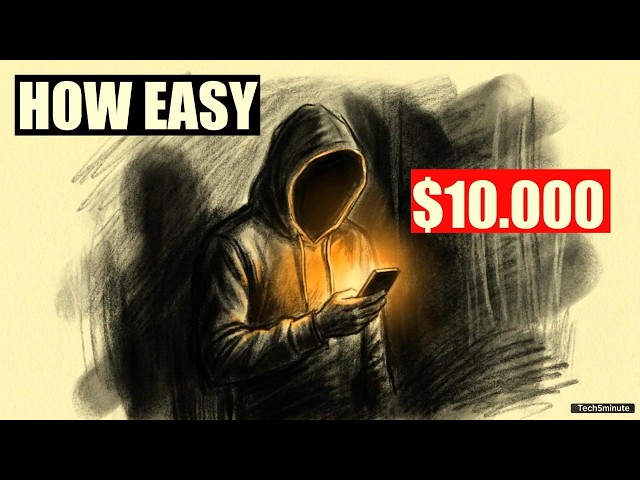 How easy is it to steal $10,000 from a locked phone?