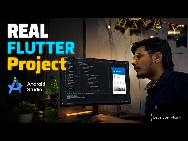 Working on a Real Flutter Project | Flutter App Development in Android Studio | Developer Vlog